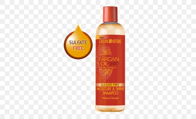 Cream Of Nature Argan Oil From Morocco Moisture & Shine Shampoo Hair Care, PNG, 500x500px, Argan Oil, Afrotextured Hair, Cosmetics, Cream, Hair Download Free
