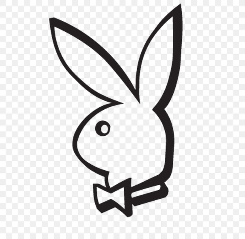 Playboy Bunny Clip Art GIF Logo, PNG, 800x800px, Playboy Bunny, Area, Black, Black And White, Decal Download Free