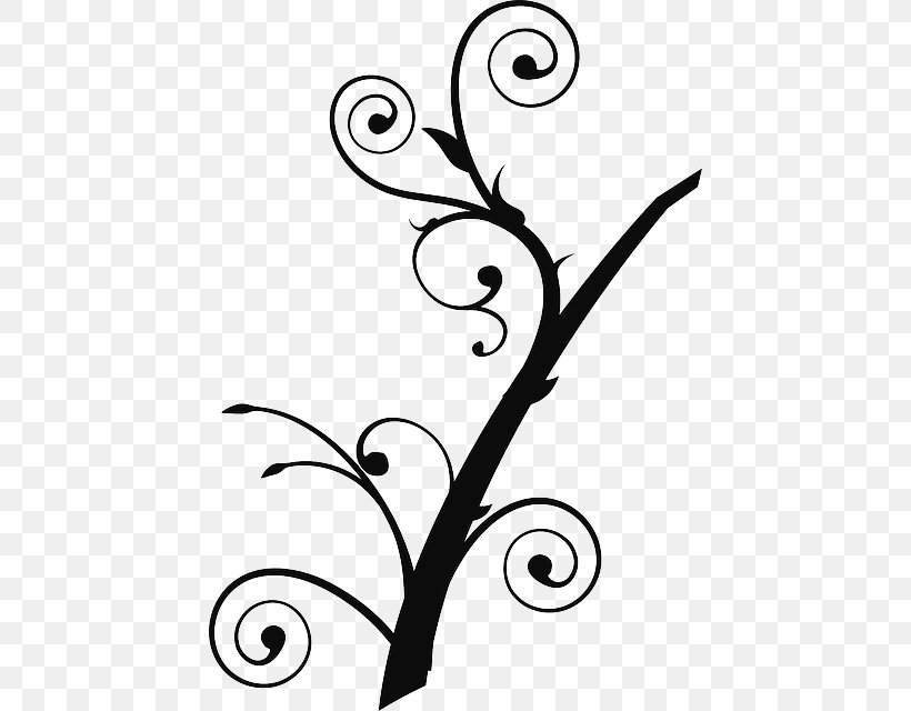 Branch Tree Clip Art, PNG, 444x640px, Branch, Art, Artwork, Black And ...
