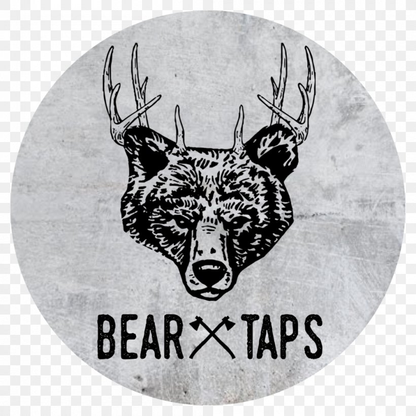 Deer Antler Moose Beer Tap, PNG, 1000x1000px, Deer, Antler, Beer, Beer Tap, Black And White Download Free