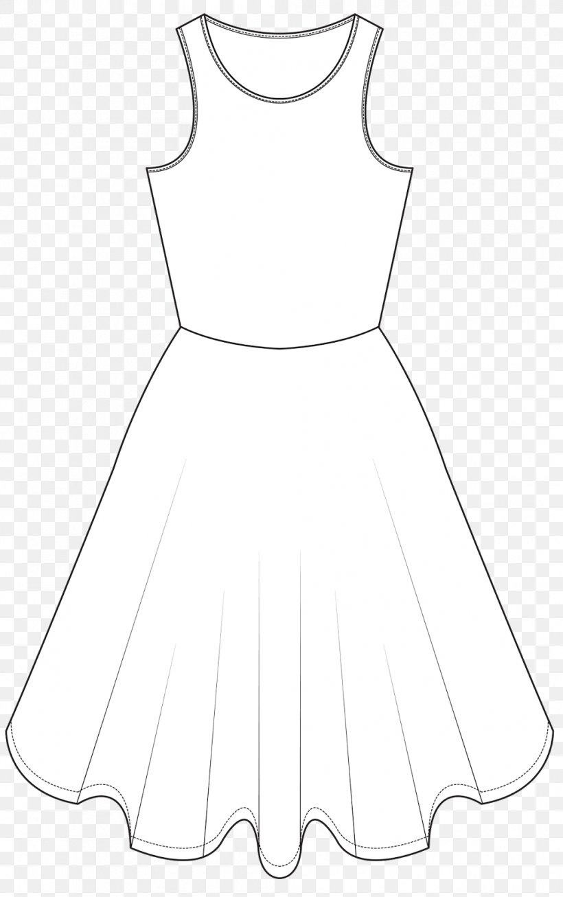 Line Art Dress White Sleeve Costume, PNG, 1004x1600px, Line Art, Artwork, Black, Black And White, Clothing Download Free