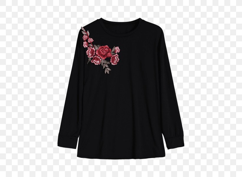 Long-sleeved T-shirt Long-sleeved T-shirt Clothing, PNG, 451x600px, Tshirt, Bell Sleeve, Black, Blouse, Casual Wear Download Free