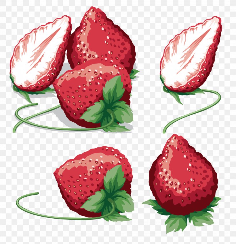 Musk Strawberry Food, PNG, 2057x2123px, Strawberry, Berry, Dessert, Food, Fragaria Download Free