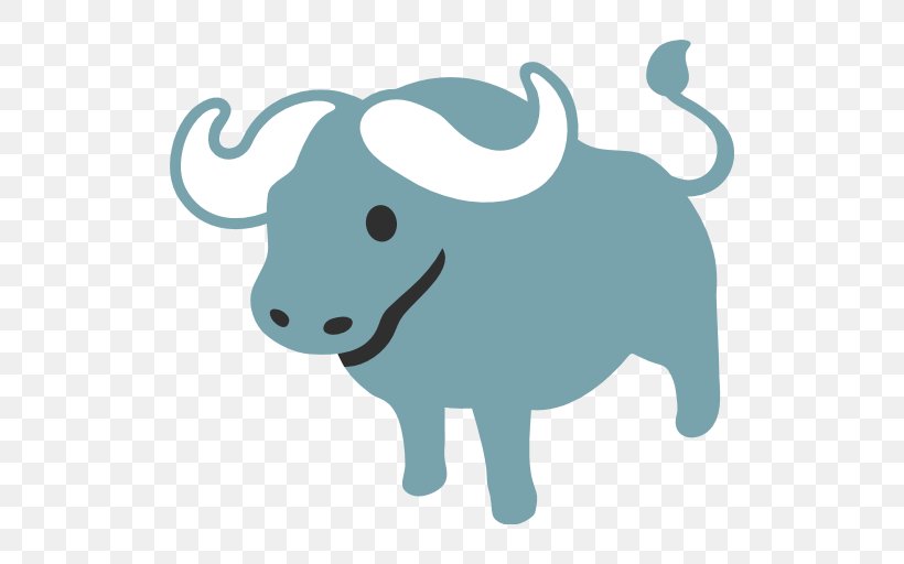 Water Buffalo Emoji Clip Art Vector Graphics Image, PNG, 512x512px, Water Buffalo, Animal Figure, Carnivoran, Cartoon, Cattle Like Mammal Download Free