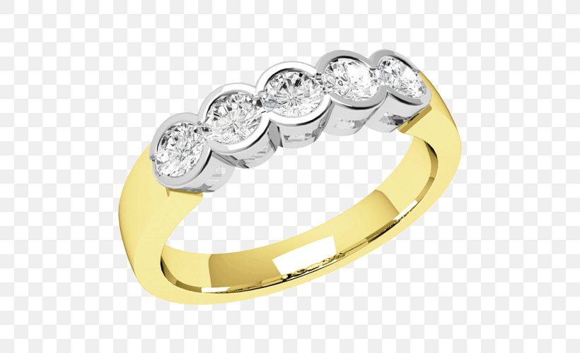Wedding Ring Silver Gold Diamond, PNG, 500x500px, Ring, Body Jewellery, Body Jewelry, Diamond, Diamond Cut Download Free