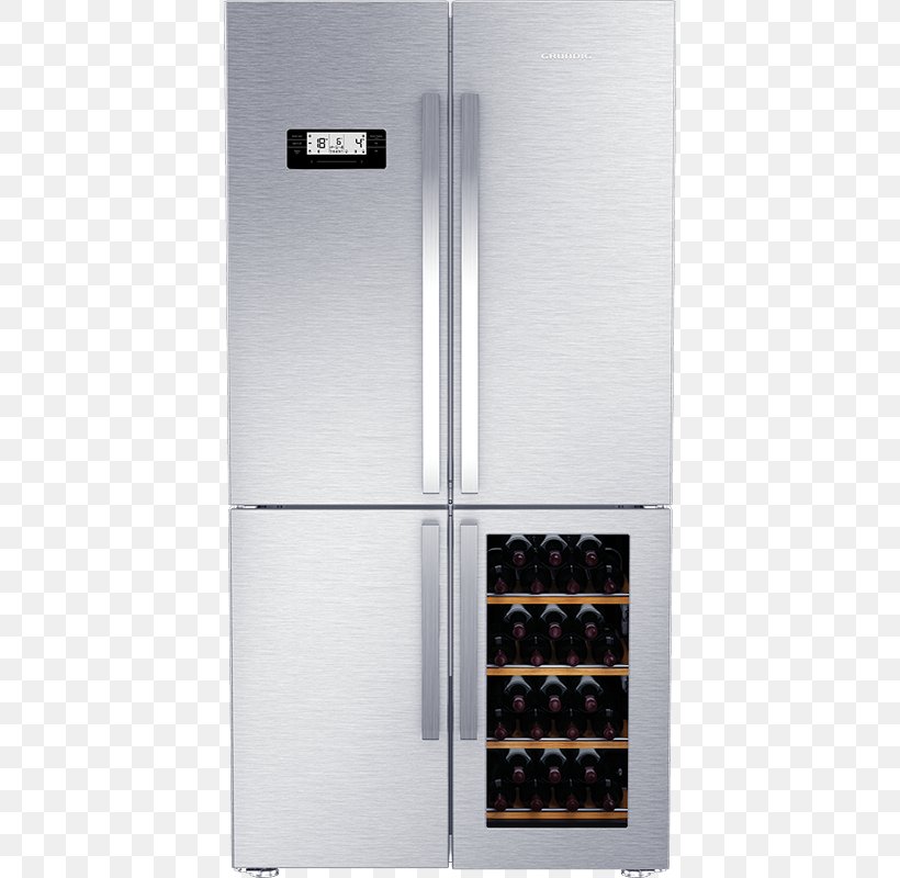 Auto-defrost Refrigerator Freezers GRUNDIG GWN 21210 X Stainless Steel, PNG, 800x800px, Autodefrost, Bauknecht, Freezers, Haier, Home Appliance Download Free