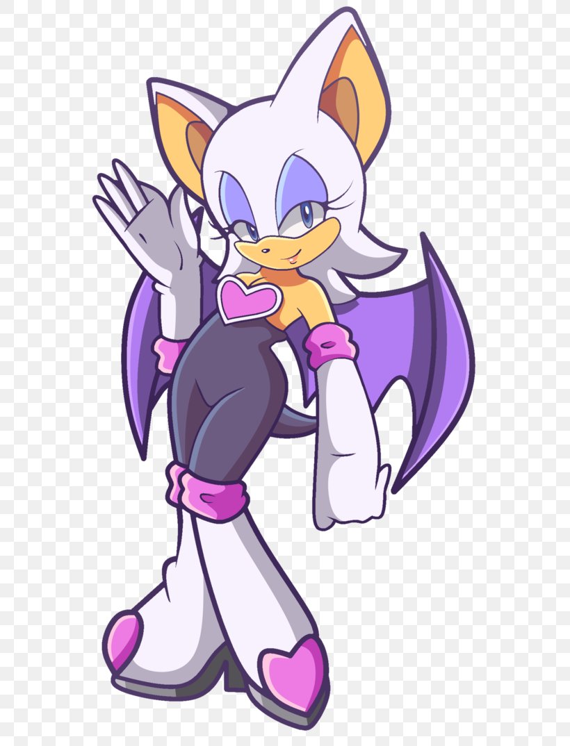 Cat Rouge The Bat Knuckles The Echidna Sonic The Hedgehog, PNG, 600x1074px, Watercolor, Cartoon, Flower, Frame, Heart Download Free