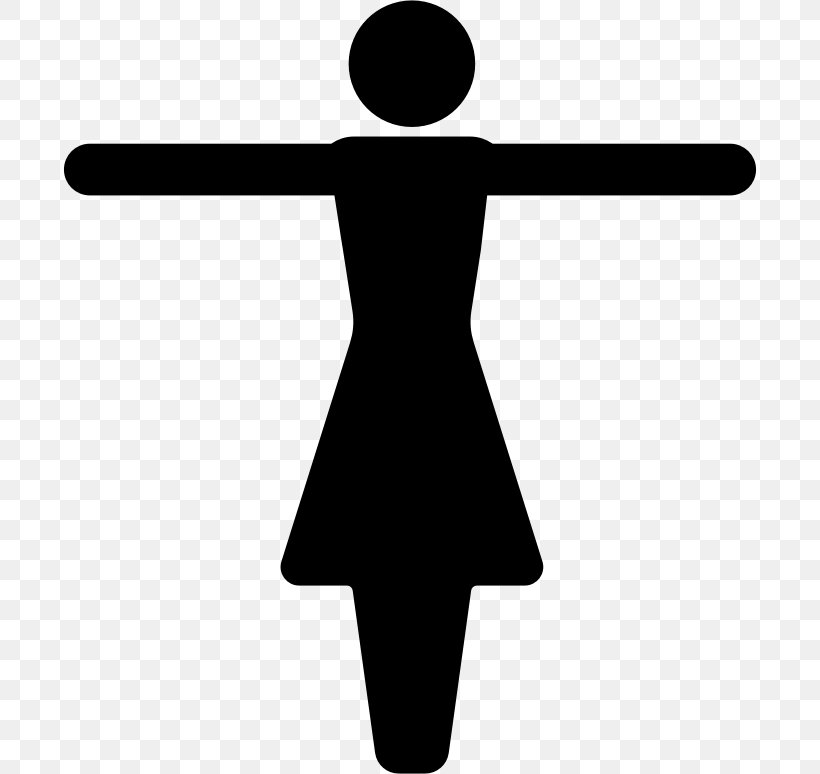 Gender Symbol Female, PNG, 694x774px, Gender Symbol, Arm, Art, Black, Black And White Download Free