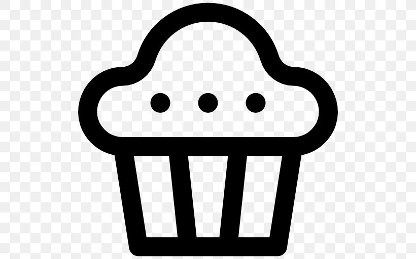 Muffin Cupcake Bakery Cafe Food, PNG, 512x512px, Muffin, Bakery, Baking, Black And White, Cafe Download Free