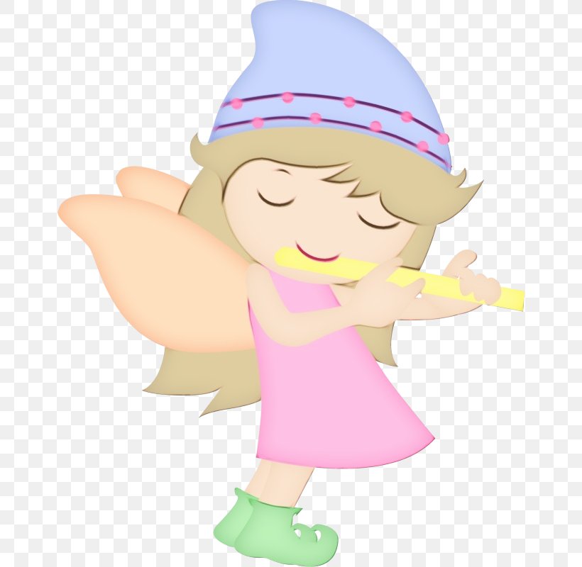 Cartoon Fictional Character Clip Art Headgear Angel, PNG, 658x800px, Watercolor, Angel, Animation, Cartoon, Fictional Character Download Free