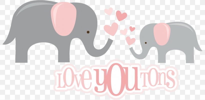 Indian Elephant African Elephant Clip Art, PNG, 800x401px, Watercolor, Cartoon, Flower, Frame, Heart Download Free