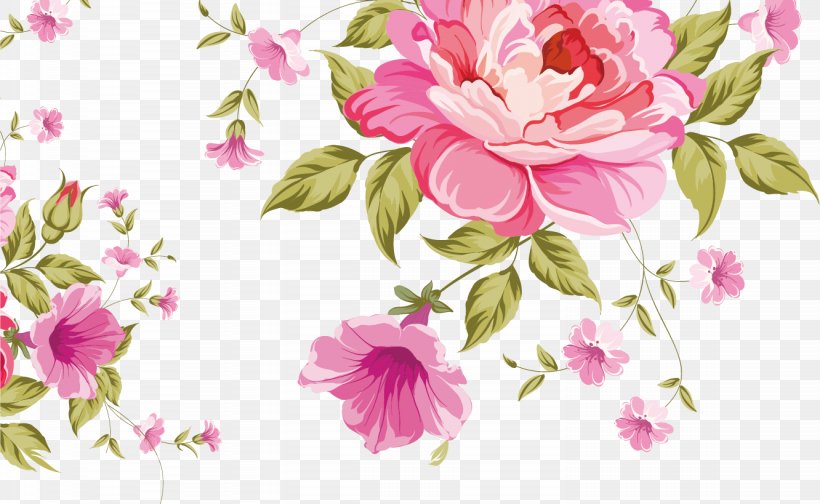 10+ Ide Pink Flower Background Hd Png - Stylus Point