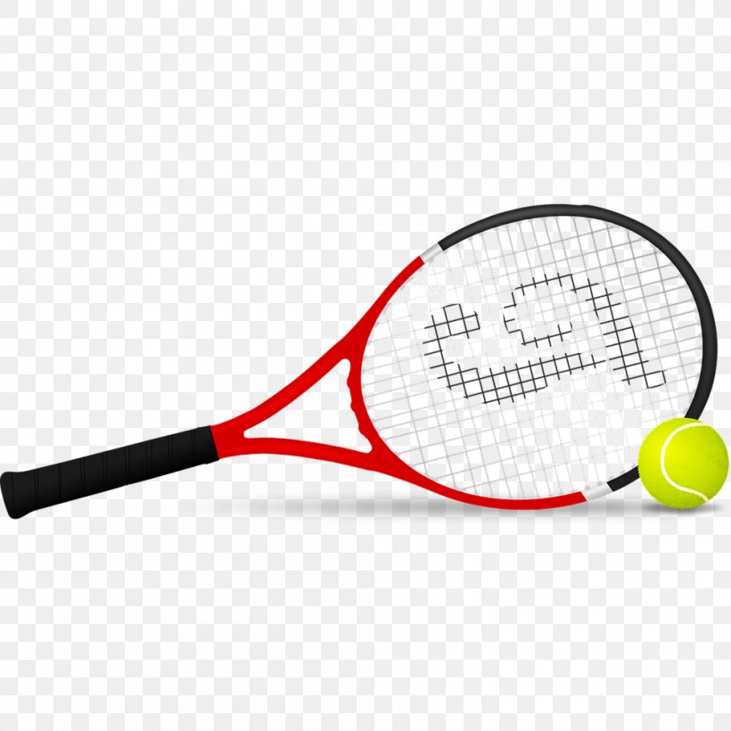 Racket Tennis Ball Clip Art, PNG, 1000x1000px, Racket, Area, Badminton, Ball, Grip Download Free