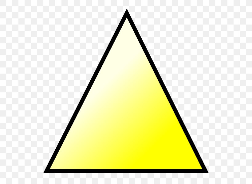 Triangle Clip Art, PNG, 600x600px, Triangle, Area, Inkscape, Symbol, Yellow Download Free