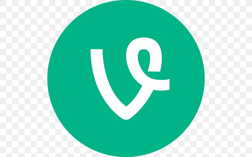 Vine Logo Image, PNG, 512x512px, Vine, Aqua, Area, Brand, Green Download Free