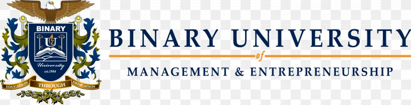 Binary University College Of Management & Entrepreneurship Loyola Institute Of Business Administration, PNG, 2458x634px, Management, Academic Degree, Bachelor Of Business Administration, Banner, Blue Download Free