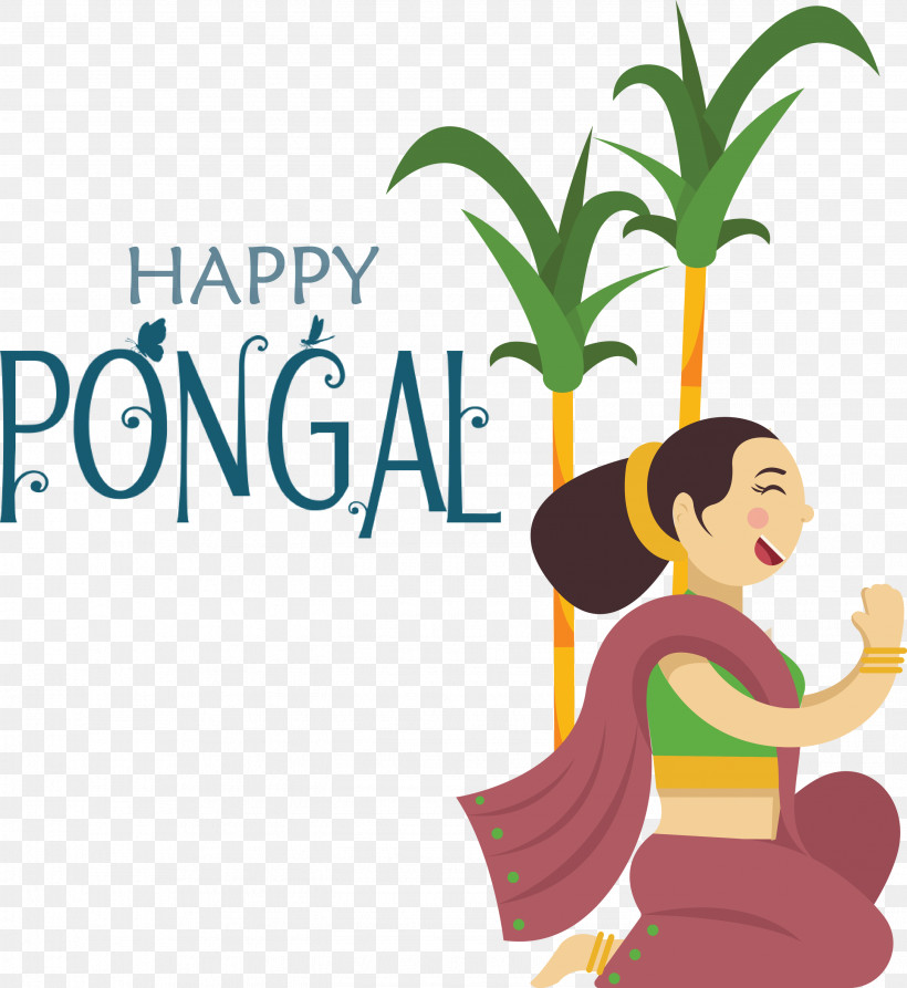 Happy Pongal Pongal, PNG, 2753x3000px, Happy Pongal, Cartoon, Cover Art, Festival, Flowerpot Download Free