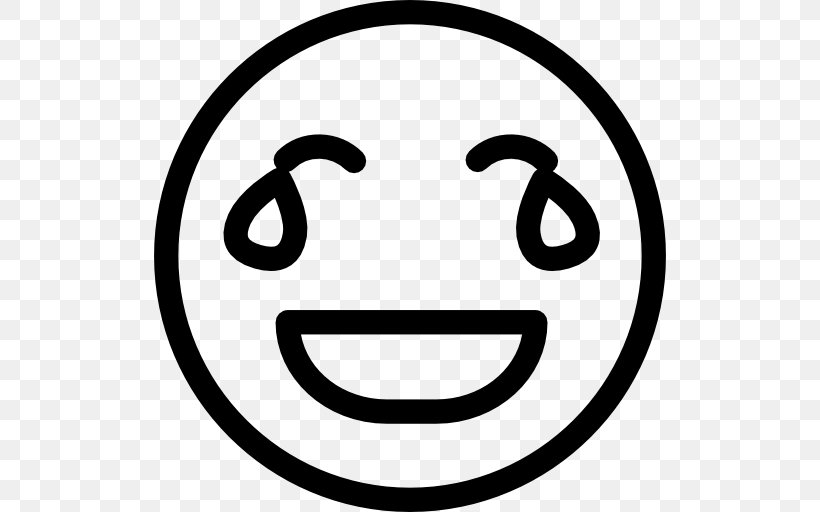 Smiley Emoticon Laughter Face, PNG, 512x512px, Smiley, Black And White, Emoji, Emoticon, Emotion Download Free