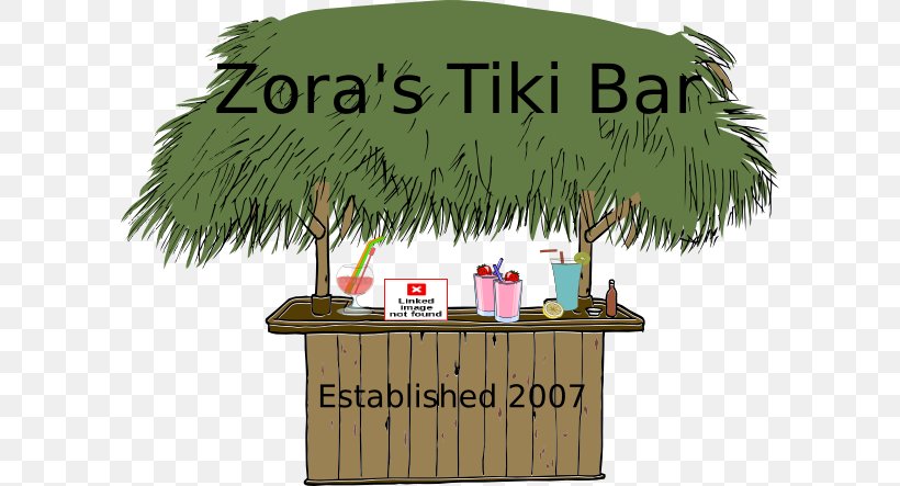 Tiki Culture Tiki Bar Clip Art, PNG, 600x443px, Tiki Culture, Bar, Drawing, Flowerpot, Grass Download Free