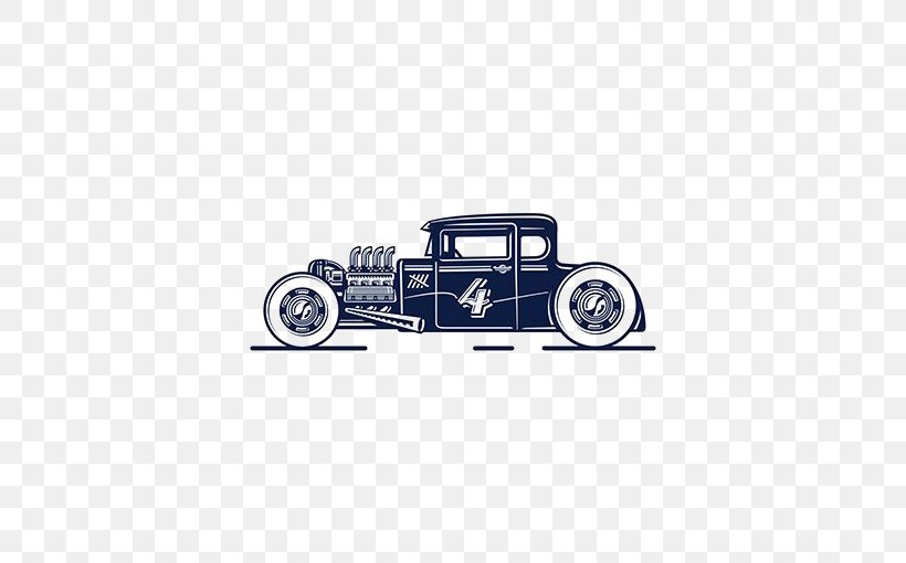 Vintage Car Rat Rod Illustration, PNG, 510x510px, Car, Automotive Design, Brand, Cartoon, Compact Car Download Free