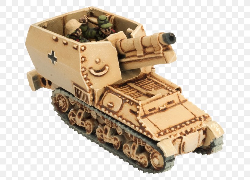 Flames Of War Churchill Tank Afrika Korps Self-propelled Artillery 15 Cm SFH 13/1, PNG, 690x591px, Flames Of War, Afrika Korps, Armored Car, Armour, Army Download Free