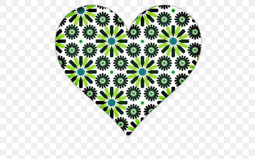Heart Green Clip Art, PNG, 512x512px, Heart, Area, Blue, Color, Flower Download Free