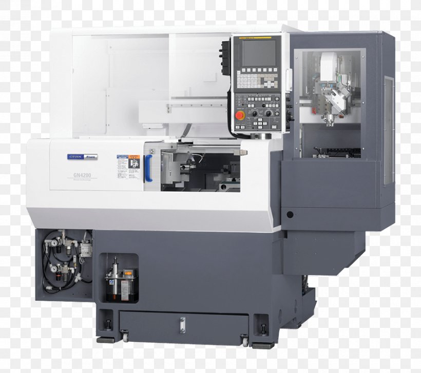 Lathe Computer Numerical Control Citizen Machinery Co., Ltd. Citizen Holdings CNC-Drehmaschine, PNG, 900x800px, Lathe, Automatic Lathe, Citizen Holdings, Citizen Machinery Co Ltd, Cncdrehmaschine Download Free