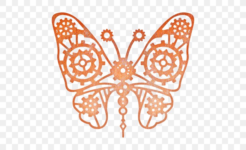Steampunk Cheery Lynn Designs Craft Drawing Clip Art, PNG, 500x500px, Steampunk, Area, Art, Brush Footed Butterfly, Butterfly Download Free