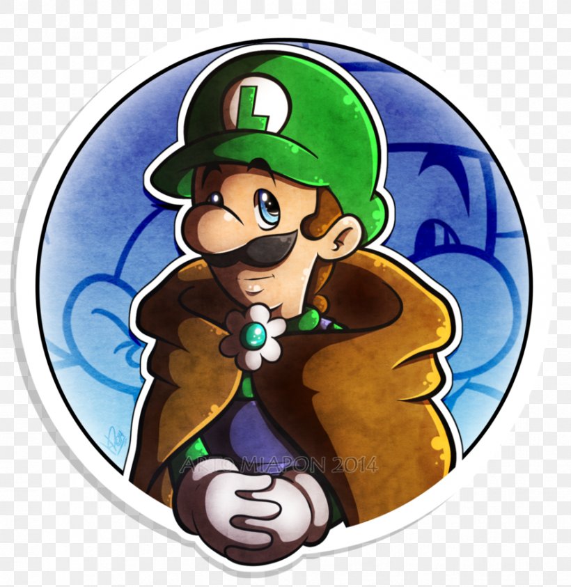 New Super Luigi U DeviantArt Character Vertebrate, PNG, 881x906px, Luigi, Character, Christmas, Christmas Ornament, Color Download Free