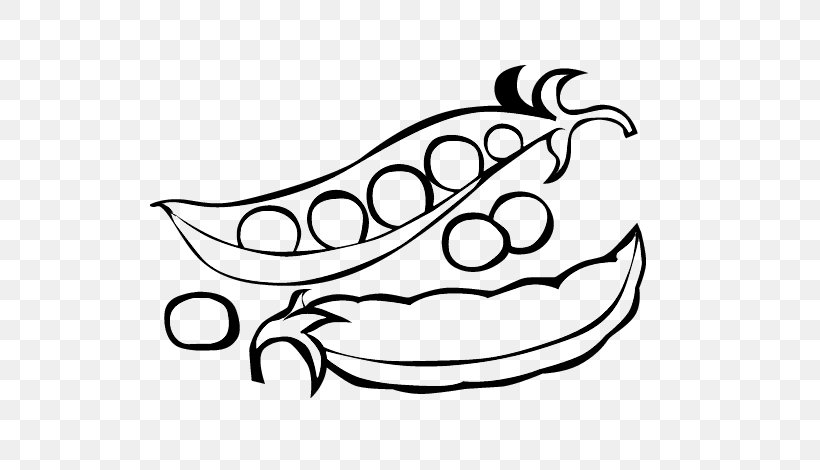 Snow Pea Vegetable Legume Coloring Book Clip Art, PNG, 600x470px, Snow Pea, Area, Art, Black, Black And White Download Free