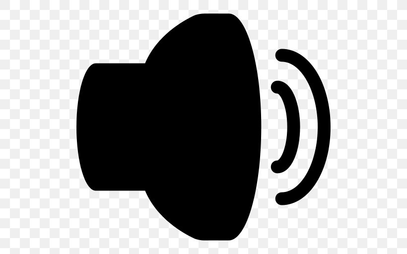 Sound Loudspeaker, PNG, 512x512px, Sound, Audio Signal, Blackandwhite, Logo, Loudspeaker Download Free