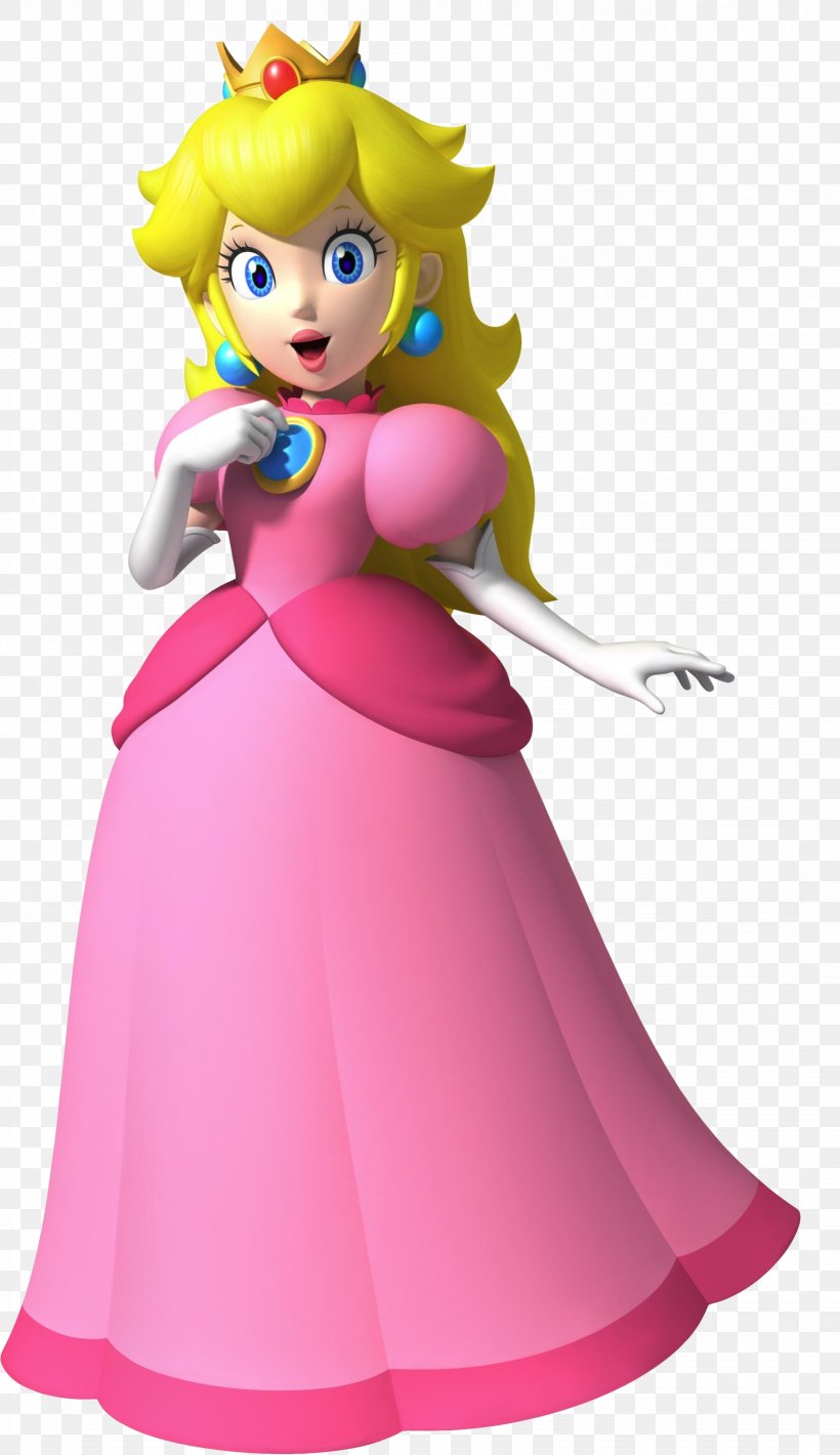 Super Princess Peach Mario Bros. Luigi, PNG, 1641x2842px, Princess Peach, Action Figure, Bowser, Cartoon, Costume Download Free