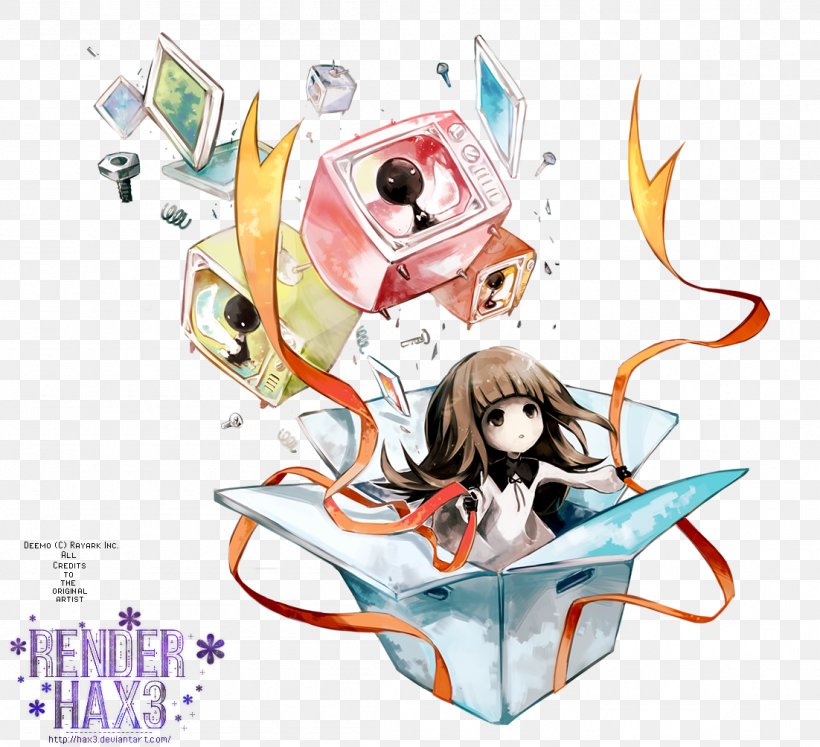 Deemo Brave Frontier Voez Cytus Art, PNG, 1102x1004px, Watercolor, Cartoon, Flower, Frame, Heart Download Free