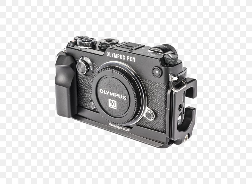 Digital SLR Olympus PEN-F Camera Lens Really Right Stuff Olympus Corporation, PNG, 600x600px, Digital Slr, Arcaswiss, Camera, Camera Accessory, Camera Lens Download Free