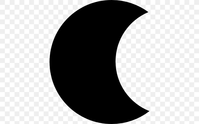 Lunar Phase Crescent Moon, PNG, 512x512px, Lunar Phase, Black, Black And White, Crescent, Full Moon Download Free