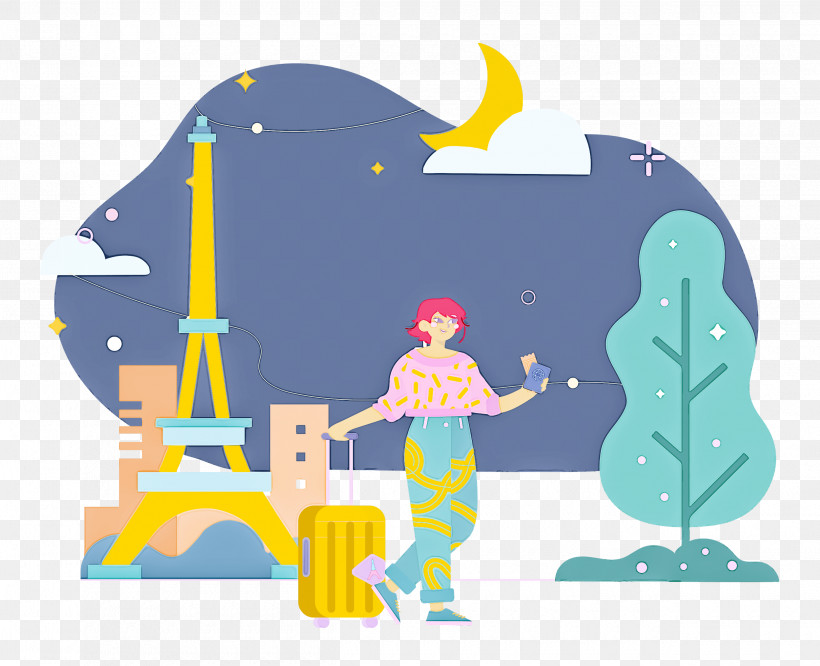 Paris Travel, PNG, 2500x2033px, Paris, Biology, Cartoon, Geometry, Line Download Free