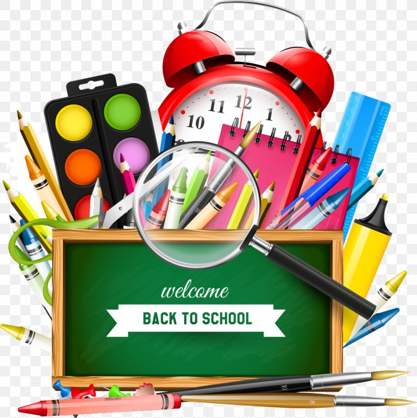 School Supplies Photography Illustration, PNG, 935x938px, School, Advertising, Education, Middle School, Pencil Download Free