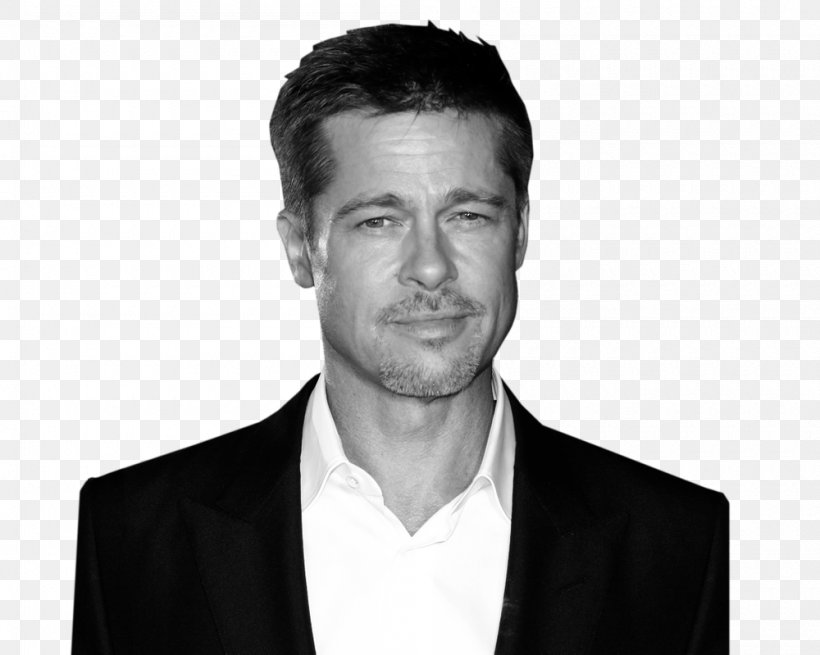 Brad Pitt The Dark Side Of The Sun Actor Celebrity, PNG, 1000x799px, 21 Jump Street, Brad Pitt, Actor, Angelina Jolie, Black And White Download Free