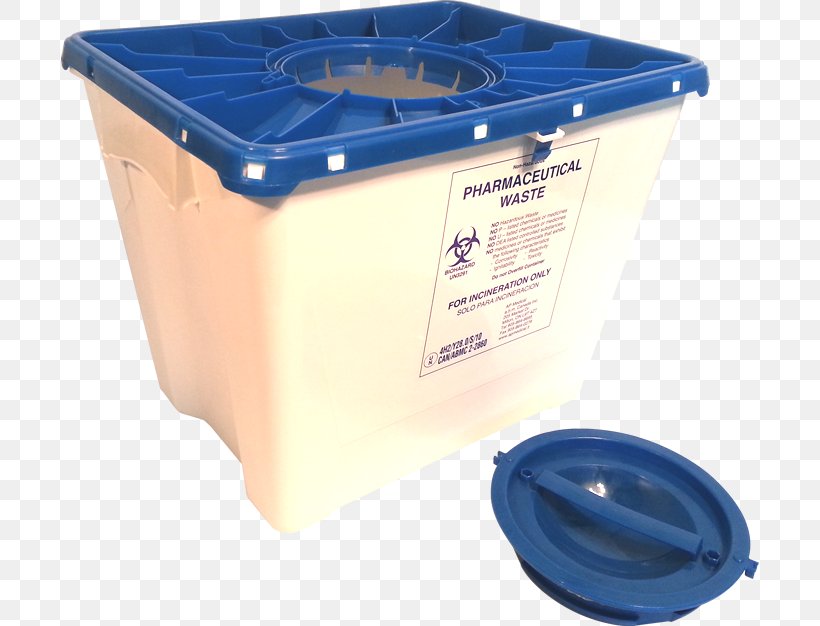 Drug Disposal Sharps Waste Container Pharmaceutical Drug Plastic, PNG, 698x626px, Drug Disposal, Biological Hazard, Box, Container, Medical Prescription Download Free