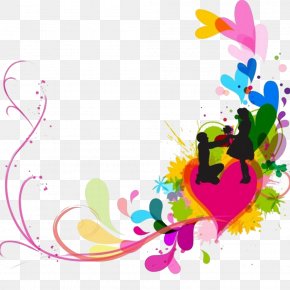 People Silhouettes Color - Silhouette Illustration PNG