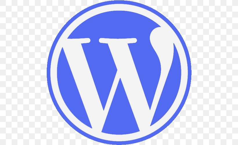 WordPress Blog Content Management System Social Media, PNG, 500x500px, Wordpress, Area, Blog, Blue, Brand Download Free