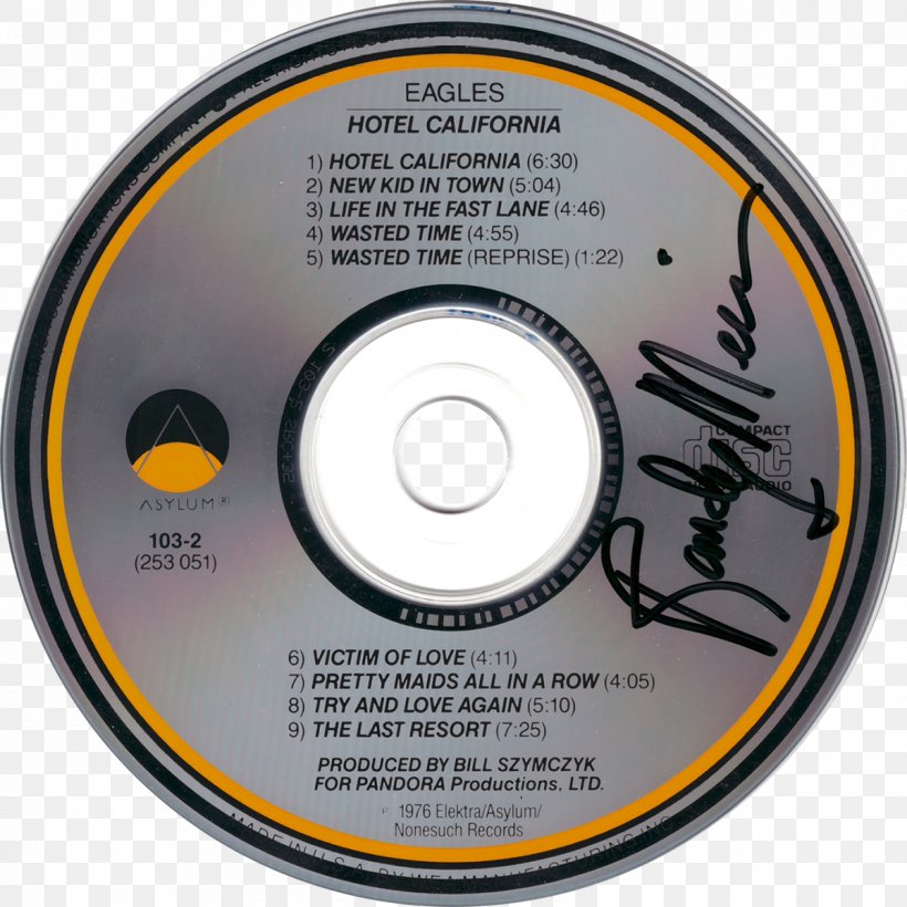 Compact Disc Hotel California Eagles Brand, PNG, 1200x1200px, Compact Disc, Brand, Data Storage Device, Dvd, Eagles Download Free