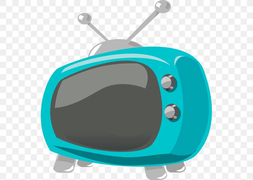 Television Cartoon Clip Art, PNG, 555x583px, Television, Animation, Aqua, Azure, Blue Download Free