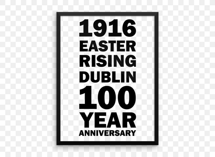 Easter Rising Font T-shirt Poster, PNG, 600x600px, Easter Rising, Area, Brand, Easter, Happiness Download Free