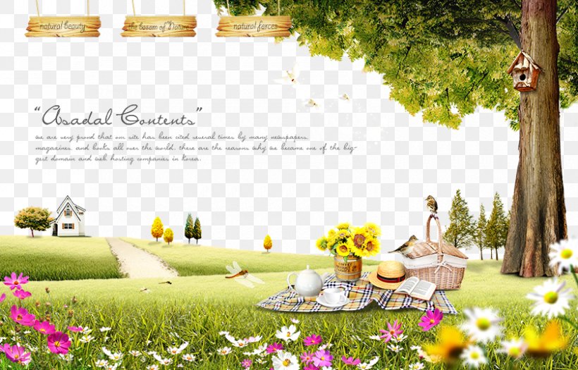 Picnic Fukei Illustration, PNG, 840x538px, Picnic, Backyard, Flora, Floral Design, Floristry Download Free