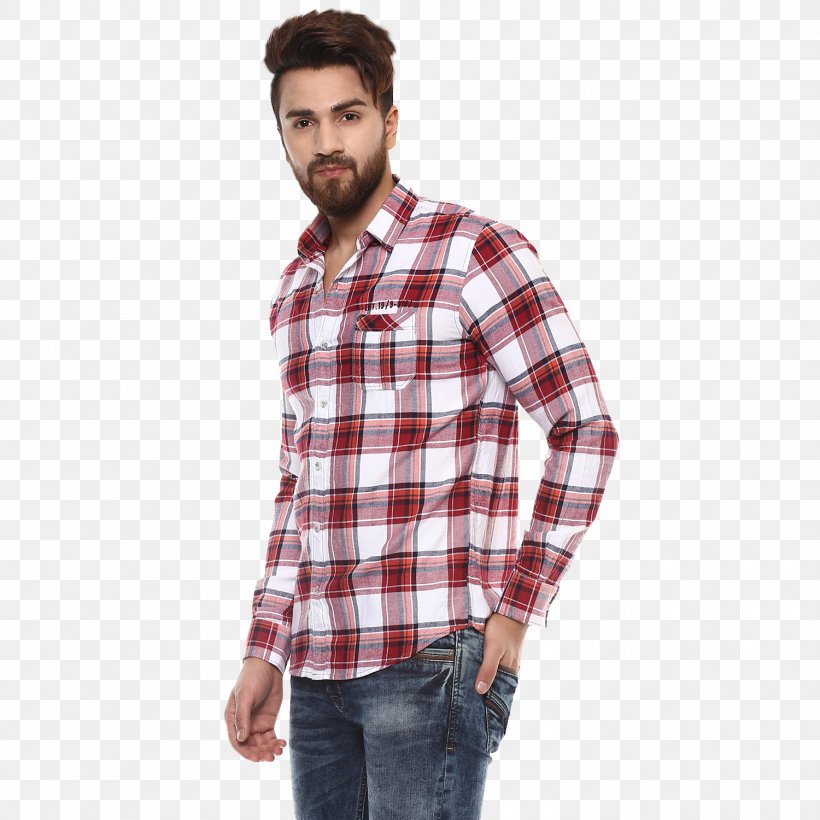 T-shirt Tartan Dress Shirt Maroon, PNG, 1500x1500px, Tshirt, Button, Dress Shirt, Jeans, Maroon Download Free