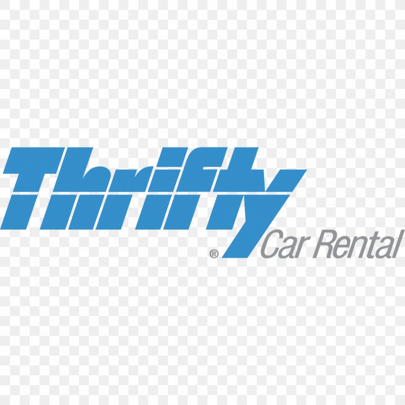 Thrifty Car Rental Renting Logo, PNG, 1000x1000px, Thrifty, Area, Blue, Brand, Car Download Free