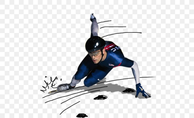 Short Track Speed Skating Ice Skating Clip Art, PNG, 500x500px, Speed Skating, Athlete, Blaffetuur, Diplom Ishi, Fictional Character Download Free