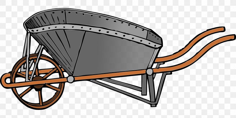 Wheelbarrow Coal Mining Clip Art, PNG, 1920x960px, Wheelbarrow, Bicycle Accessory, Bicycle Part, Cart, Chair Download Free