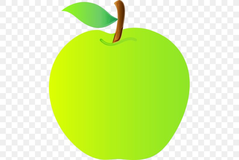 Green Leaf Apple Fruit Clip Art, PNG, 483x550px, Watercolor, Apple, Food, Fruit, Granny Smith Download Free